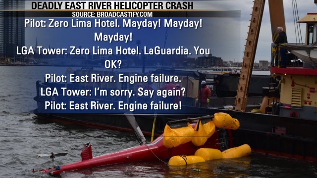 Helicopter crashes in East River, 5 dead