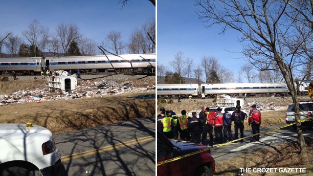 1 dead after train carrying GOP lawmakers hits truck in Va.; no lawmakers or staff seriously injured