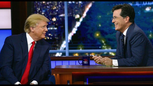 Colbert respects Trump's populist appeal