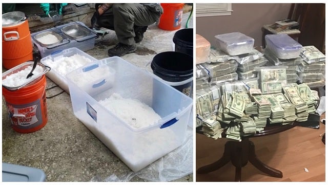Massive drug bust nets 35 arrests, millions of dollars seized