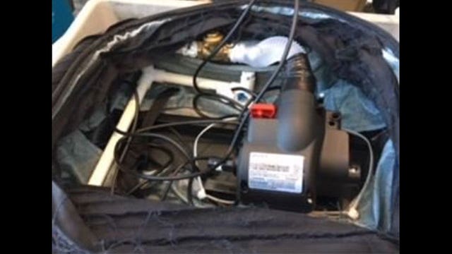 Production company says 'fake bomb' was vacuum