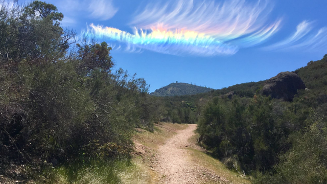PHOTOS: Rare 'fire rainbow' lights up sky at Pinnacles National Park in Salinas