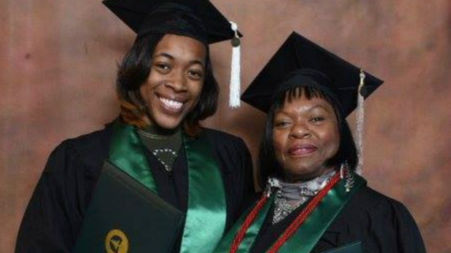 Chicago grandma, granddaughter graduate college together