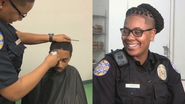 Forest Park officer provides haircuts for the homeless