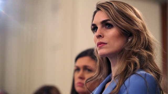 White House communications director Hope Hicks resigning