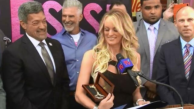 Stormy Daniels receives key to city in West Hollywood