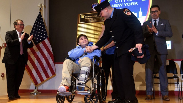 Florida boy receives life-saving bone marrow from FDNY firefighter