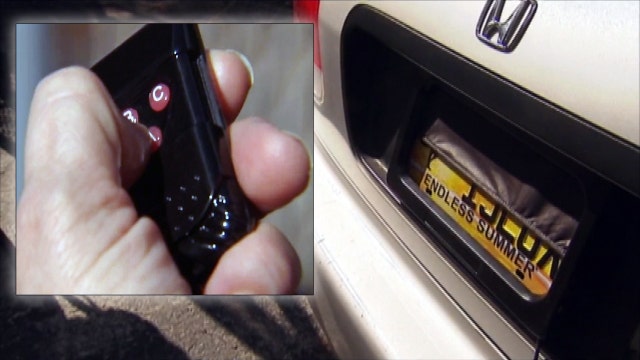 Troopers say man tried to hide license plate to get through tolls