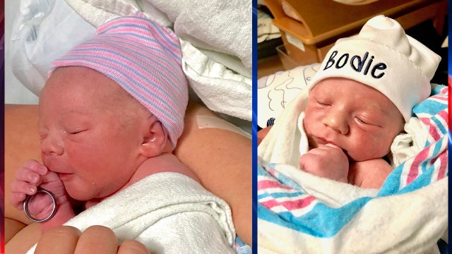 Widow of fallen Locust Grove officer releases photos of newborn son