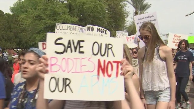 Students protest gun violence at State Capitol