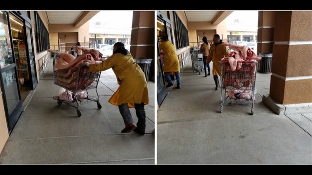 Investigation launched as photos show shopping carts full of raw meat wheeled into San Jose market