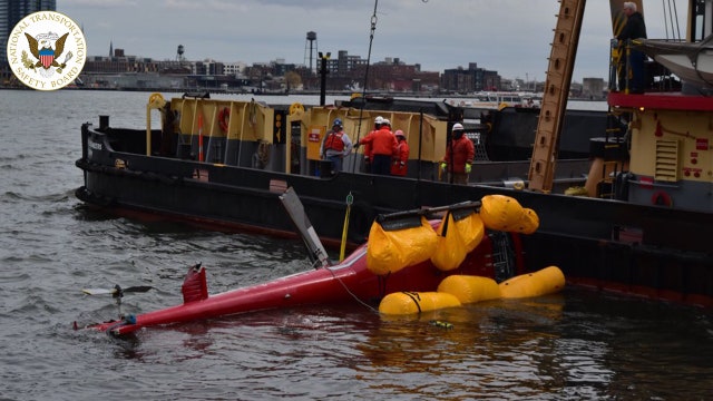 NTSB investigates East River helicopter crash