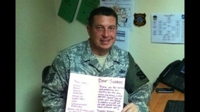 Edison Police Officer receives letters from local children