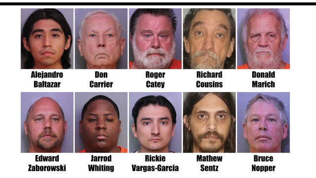 11 arrested for child porn possession in Polk County
