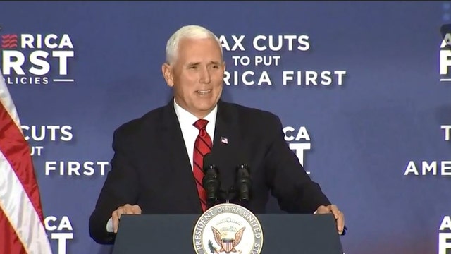 VP Pence arrives for Arizona tax policy tour
