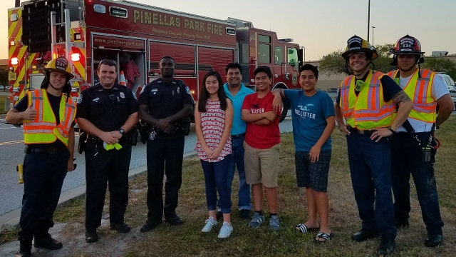 Pinellas Park firefighters reunited baby ducks with mom
