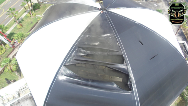 Fire at shuttered Pirate's Dinner Adventure near International Dr