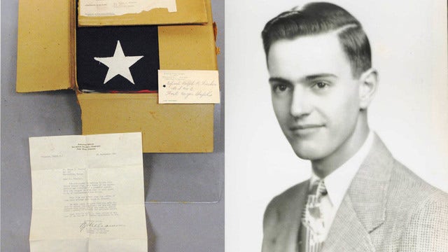 Flea market buy reunites family with relative's burial flag