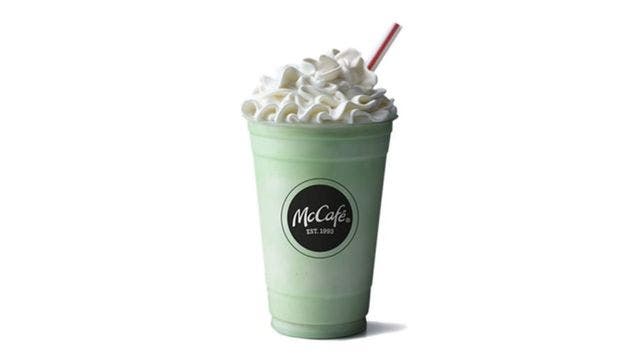 Shamrock Shake returns to McDonald's today