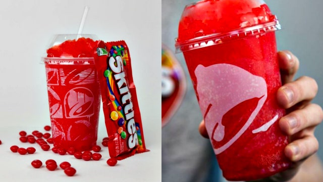 Taco Bell rolls out Strawberry Skittles Slushee drink