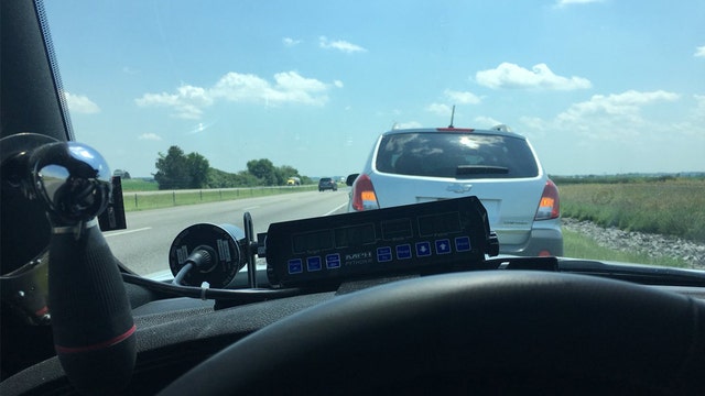 Indiana officer goes viral after pulling over driver going too slowly in left lane