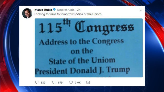 Tickets to State of the Union printed with typo