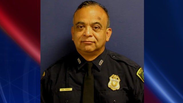 Houston police escort fallen officer who drowned during Harvey