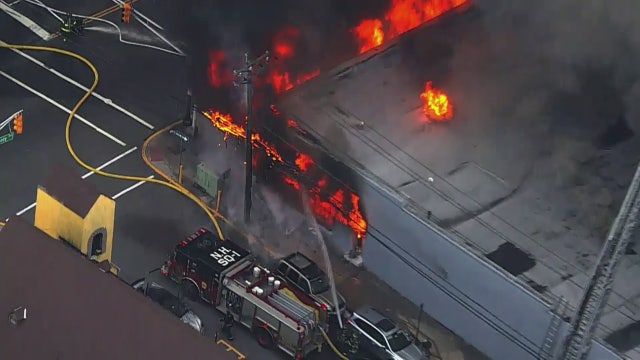 Furniture store fire in New Jersey
