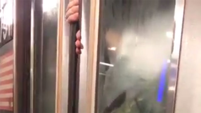 Nightmare on the F train in NYC subway
