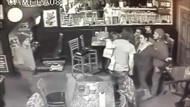 Dad charged with child abuse in a bar fight