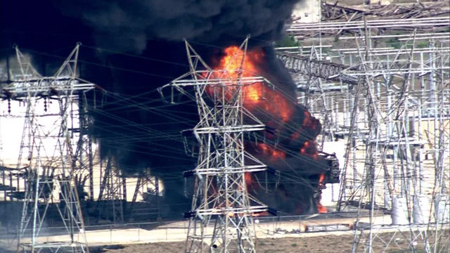 Black smoke, flames at Texas City CenterPoint Energy facility