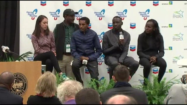 Chevron Houston Marathon draws thousands despite the cold