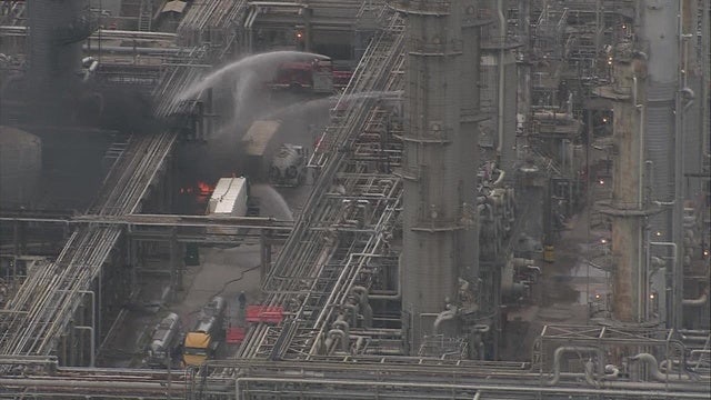 TPC Group, Inc. facility fire in southeast Houston