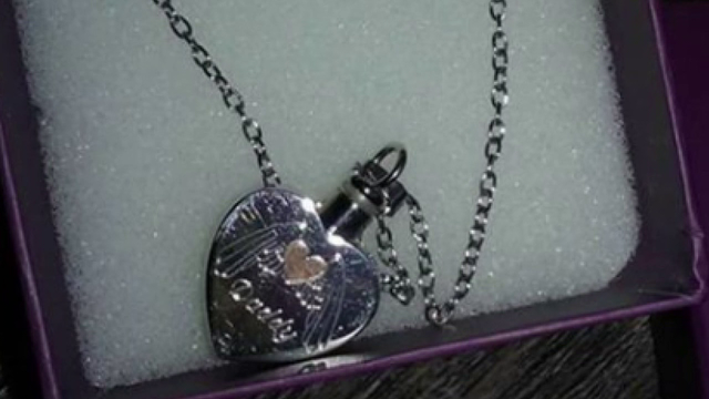 Locket with loved one's ashes still missing