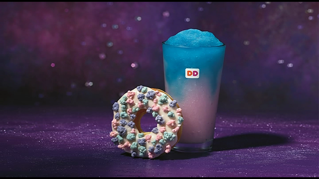 Dunkin' Donuts launches 'galactic' new drinks, donut