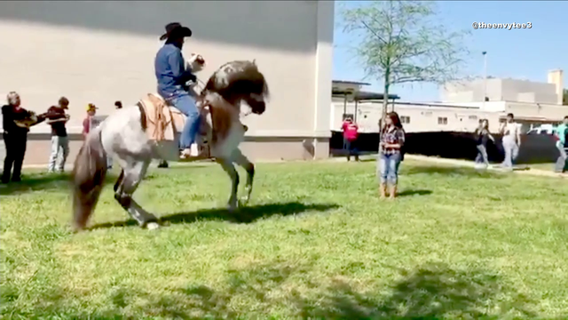 Dallas Skyline HS senior saddles up for unique 'promposal'