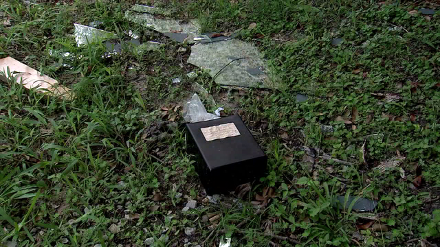 Woman finds man's ashes on the side of the road