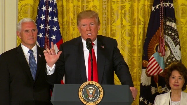 Trump announces plans for Pentagon to create 'Space Force'