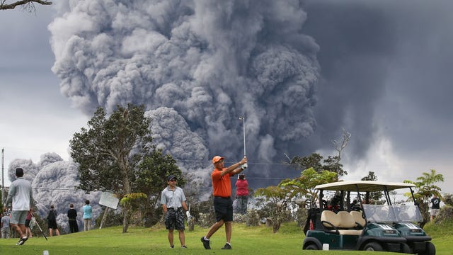 Hawaii volcano continues to spew ash, lava