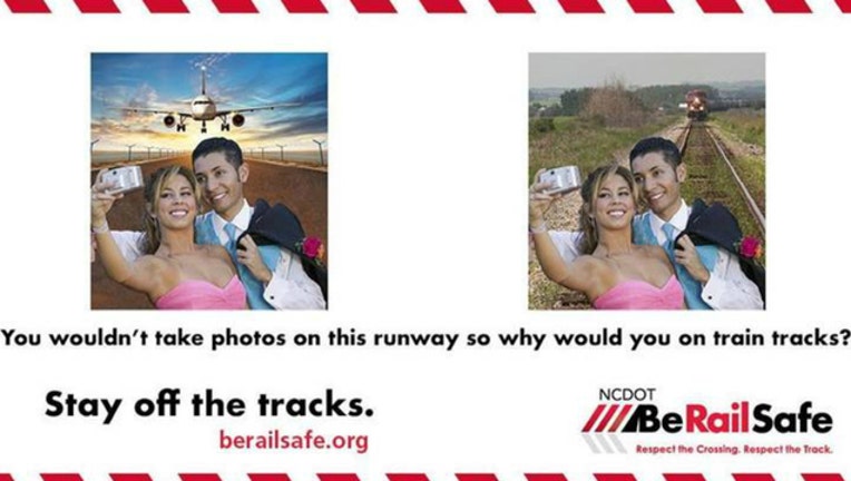 Don't take prom selfies on train tracks, railroads warn-404023