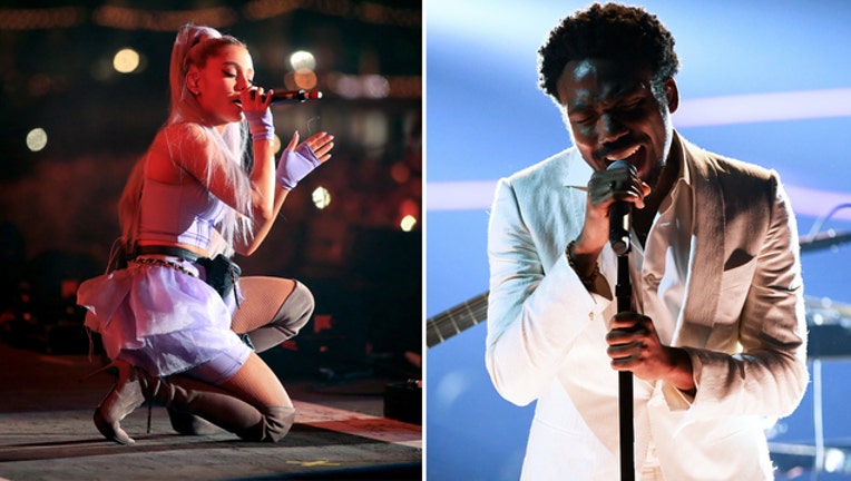 754633ef-GETTY Ariana Grande and Childish Gambino 1319-401720