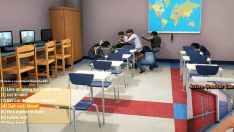 812d88ce-Virtual reality video game trains teachers to survive school shooting, report says-401720
