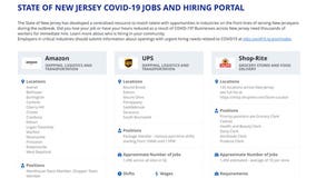 Portal lists companies hiring in NJ right now amid the coronavirus crisis