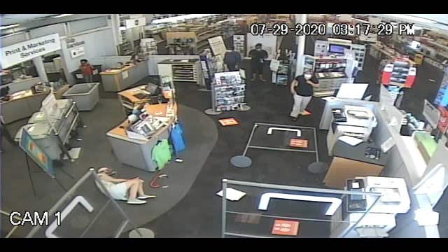 Woman thrown to ground in store in dispute over mask
