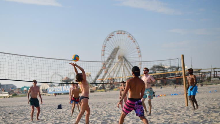 Americans Begin To Celebrate Fourth Of July Holiday Weekend At Jersey Shore
