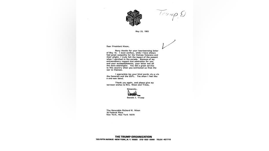 Trump Nixon Letters