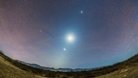 Mars, Venus, moon appear close together in planetary conjunction