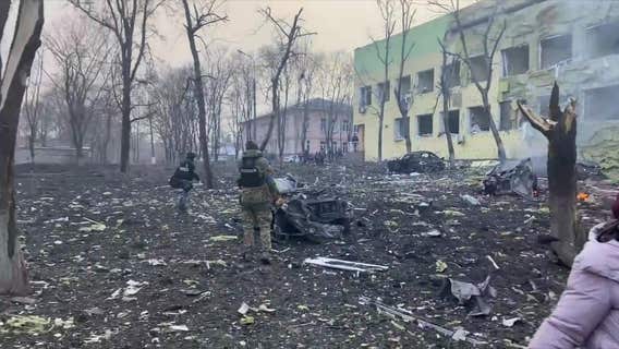 17 reported hurt when Ukraine children's hospital, maternity ward hit by attack in Mariupol