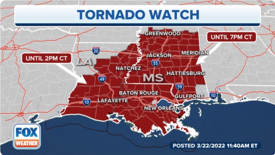 tornado watch march 22