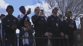 St. Peter's University parade for basketball team